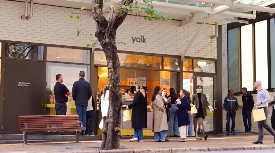 Yolk café in Brisbane